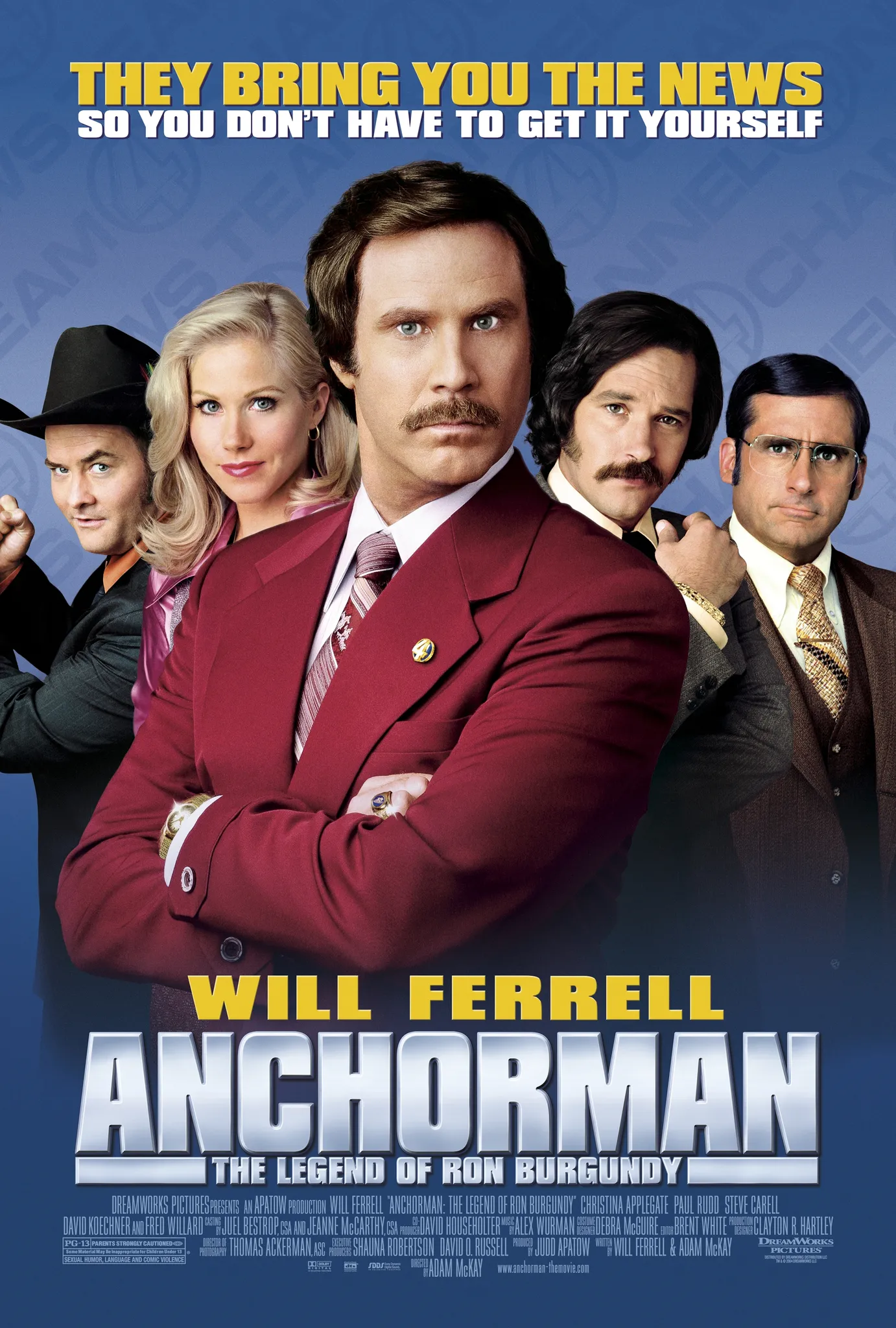  فیلم Anchorman: The Legend of Ron Burgundy 2004