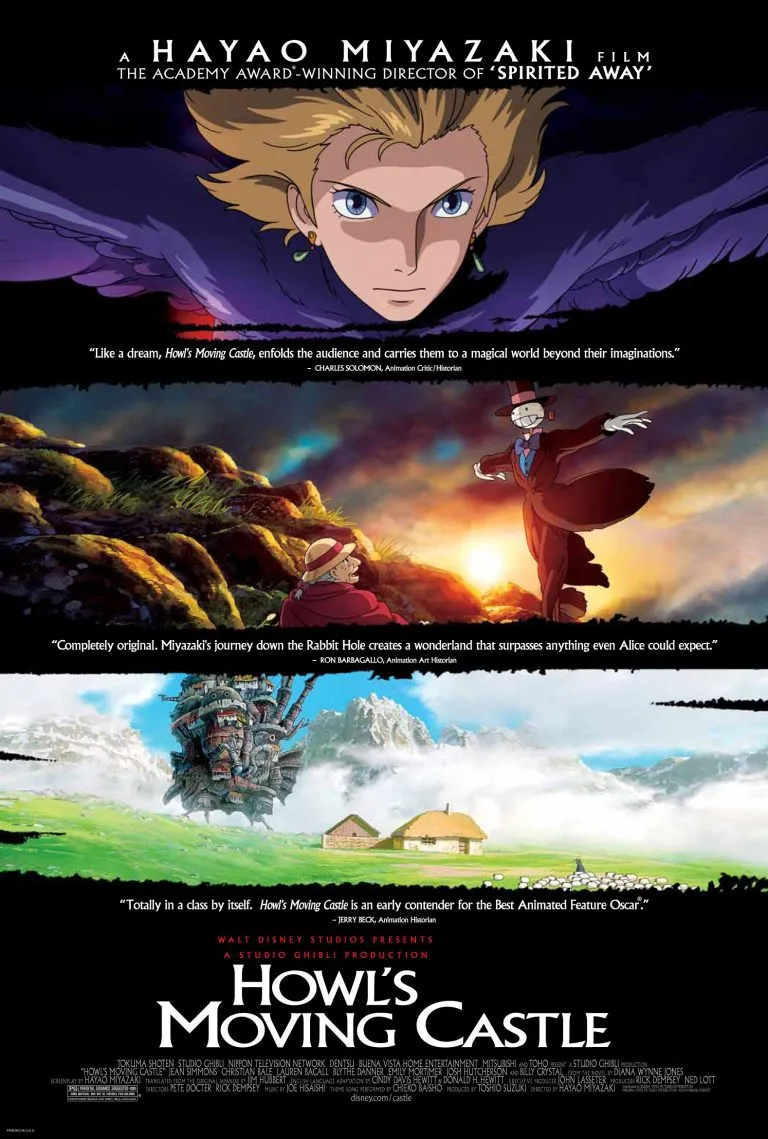 انیمه Howl’s Moving Castle 2004